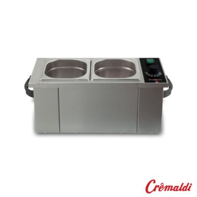 Baño maría eléctrico profesional 2 GN 1/6 – Modelo de sobremesa compacto