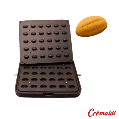 Placa profesional para 30 tartaletas almendradas alargadas (41×28 mm)